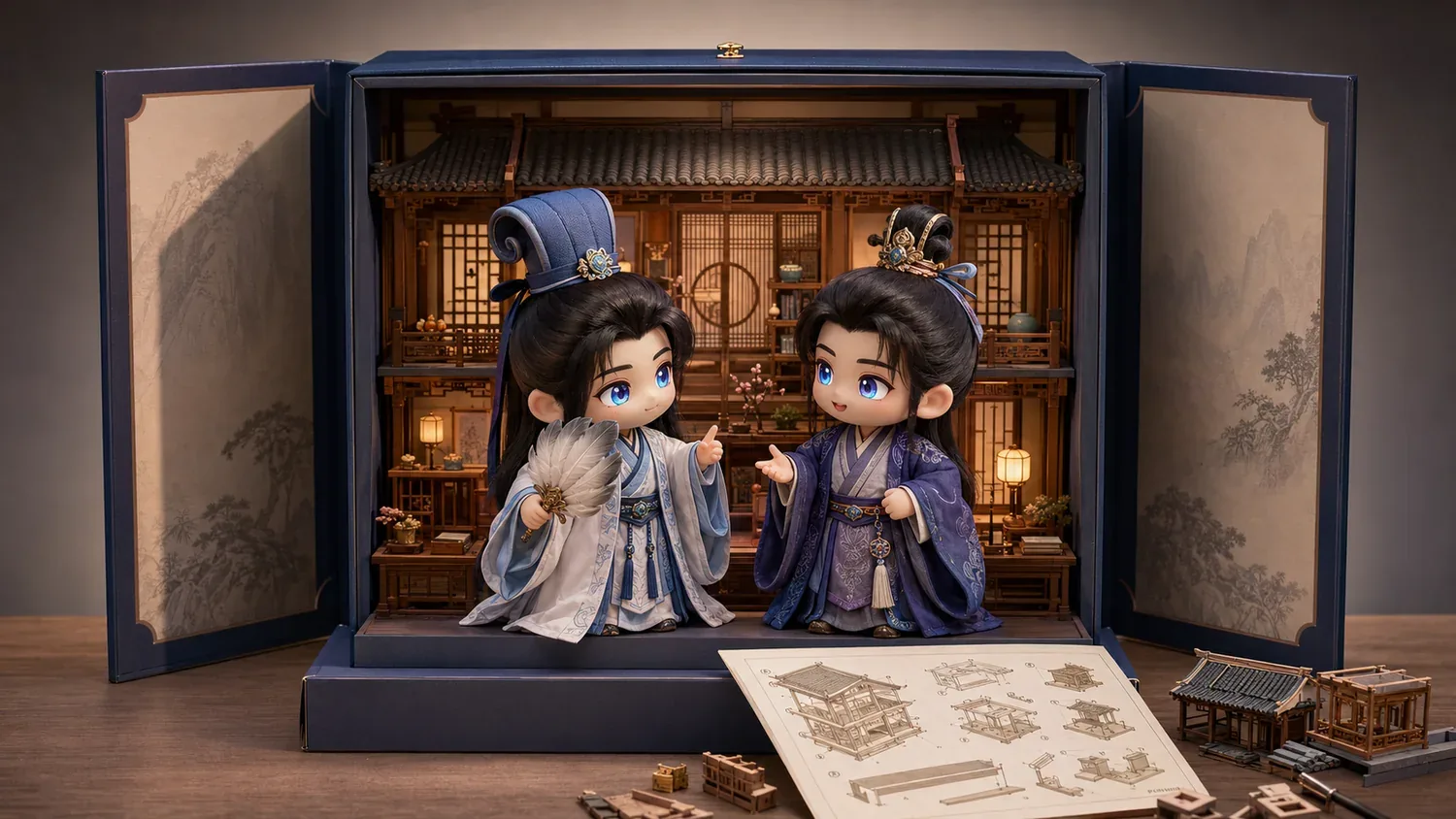 AI迷你小剧场玩具礼盒